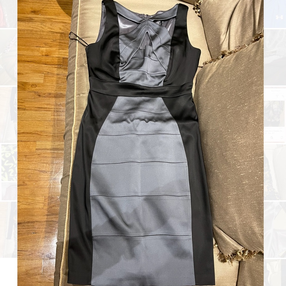 Black & grey dress